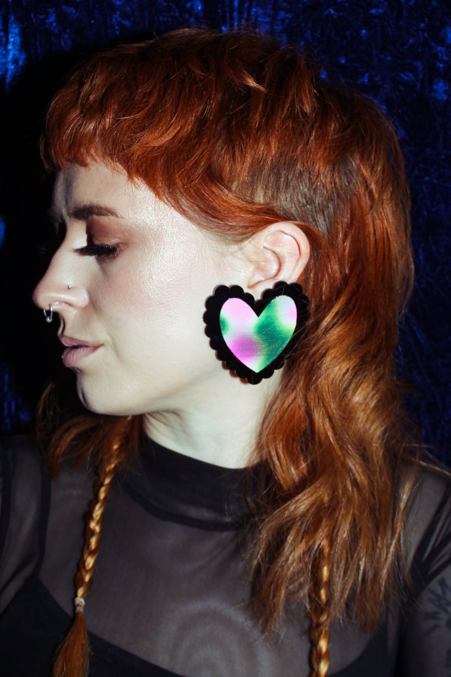 Frilled Hearts - Marble