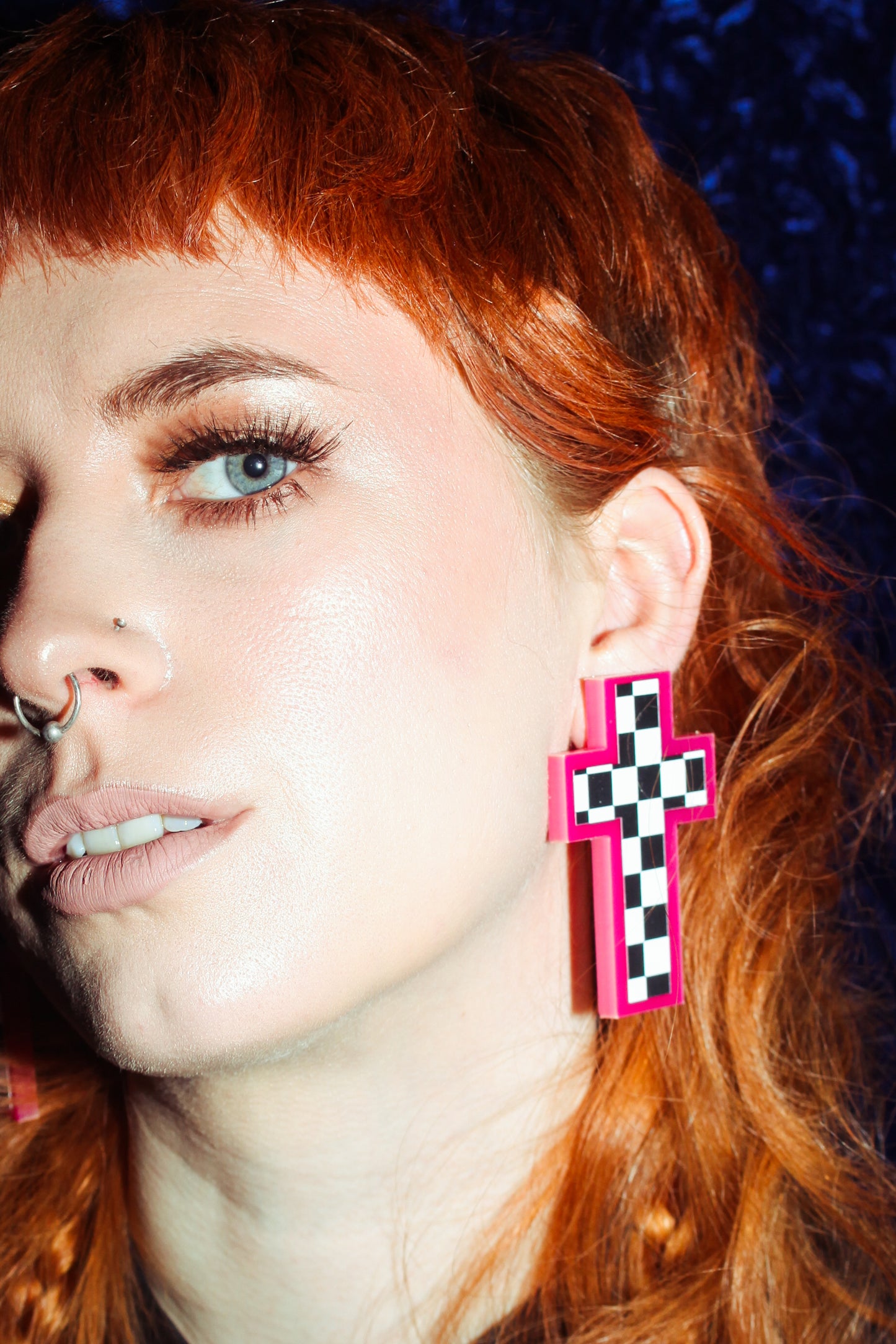 Crosses - Pink & Checkerboard