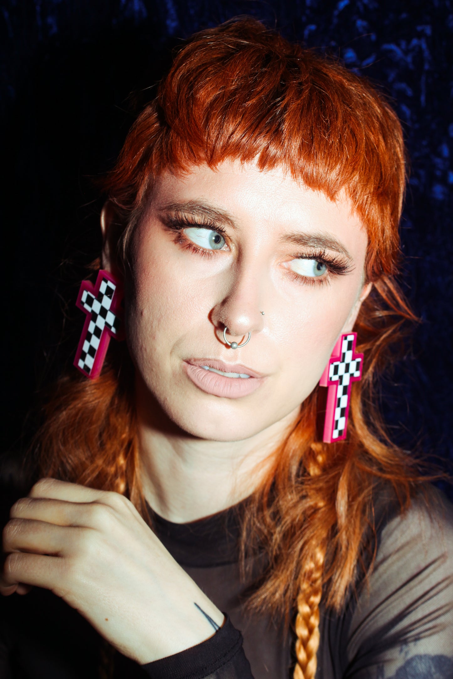 Crosses - Pink & Checkerboard