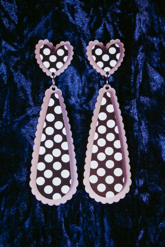 Scalloped Drips - Polka Dots