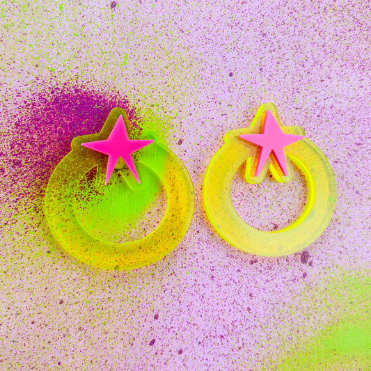 Star Knockers - Yellow & Pink